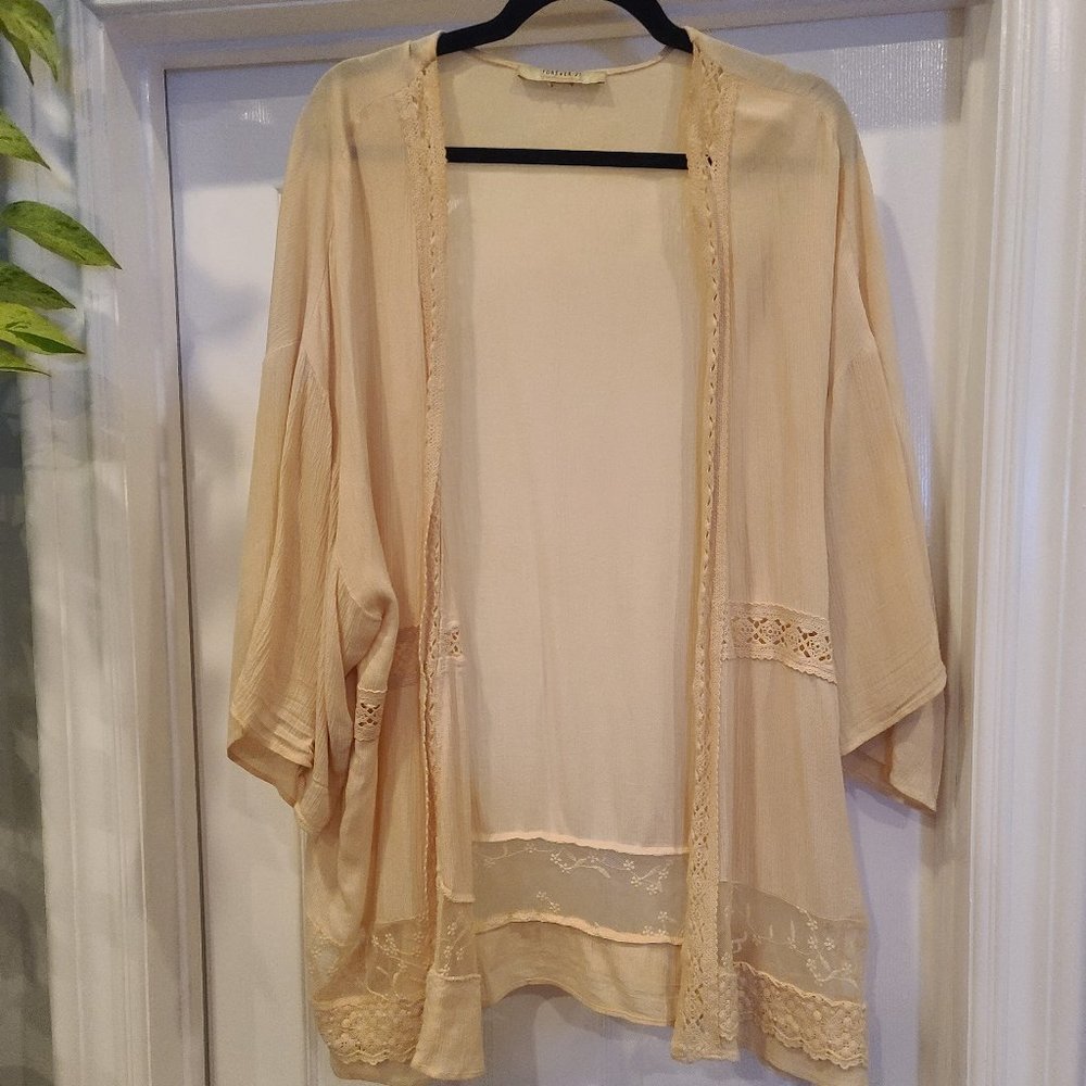 Light Peach Shawl - Large